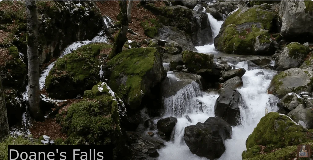 Beautiful Lake and Waterfall