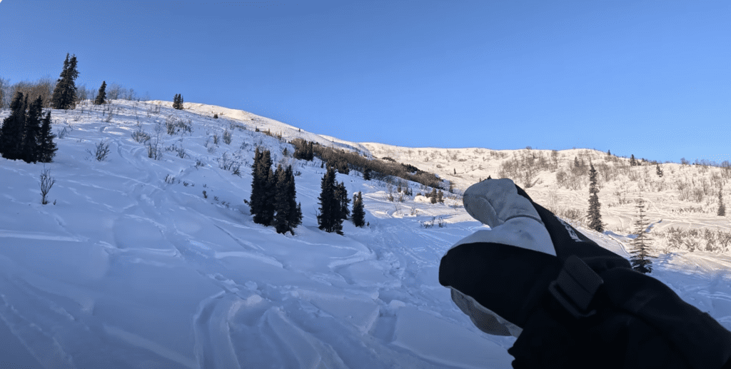 Camping in the Snowy Wilderness of Alaska